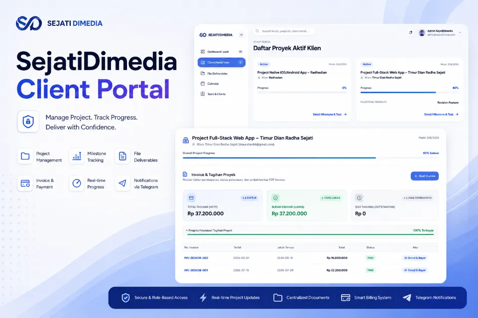 SejatiDimedia Client Portal
