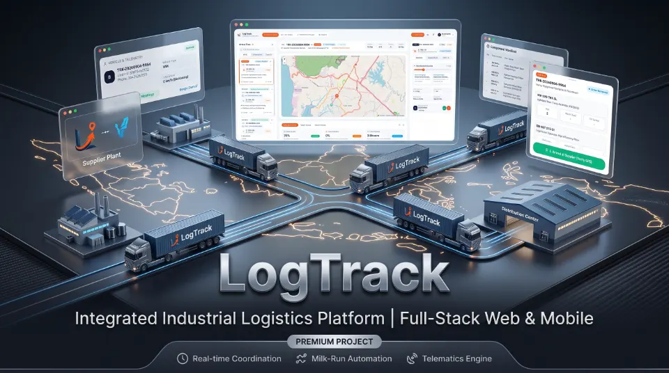 LogTrack - Integrated Automotive Milk-Run Logistics & Fleet Telemetry System