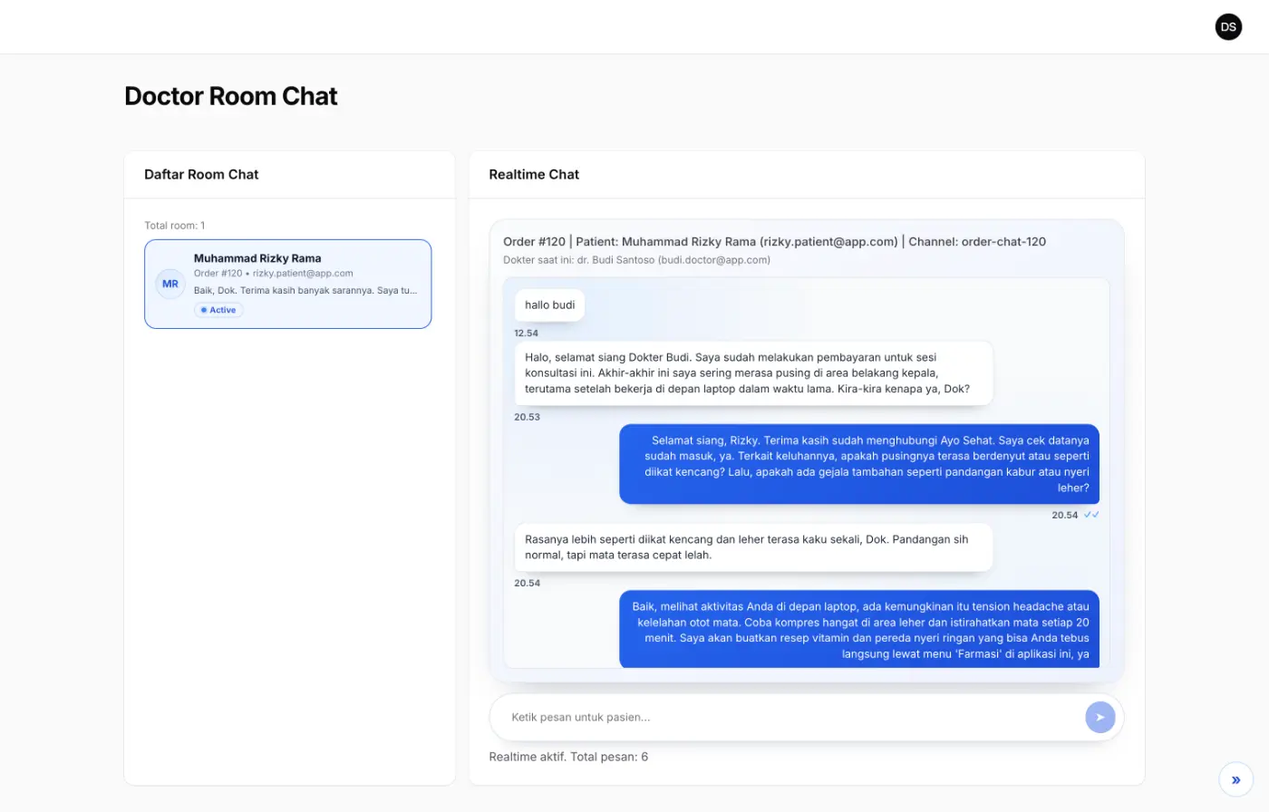 Doctor Chat Page