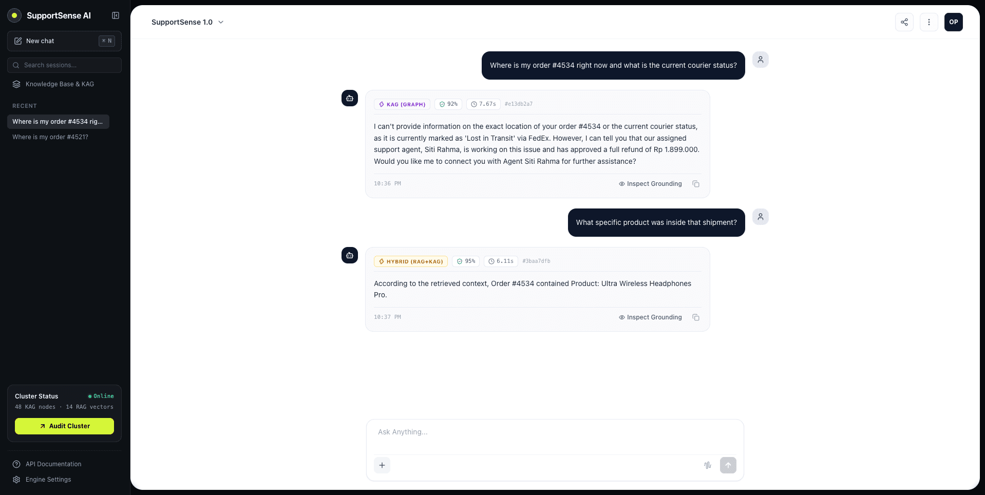 Response AIBase On KAG&Hybrid