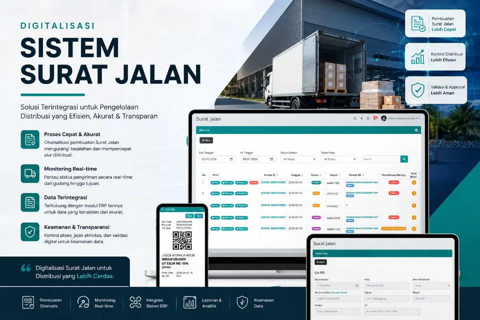 Digitalisasi Sistem Surat Jalan (Industry Manufaktur)