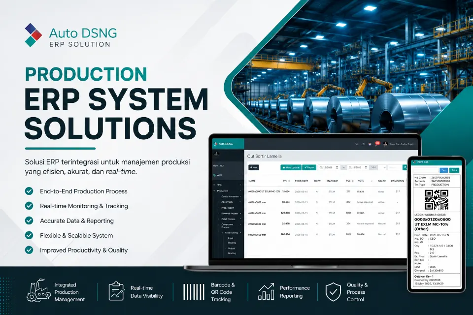 ERP Digitalisasi Produksi (Industry Manufaktur)