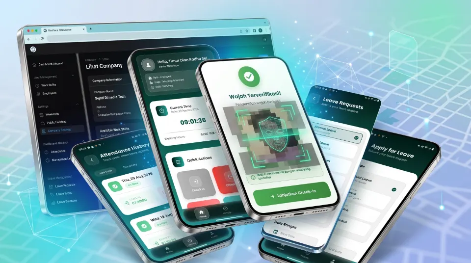 Absensi HRIS App (Face Recognition & GPS)